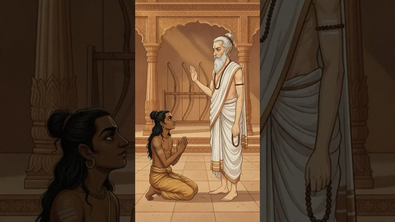 Eklavya — The Thumb Taken as Guru-Dakshina